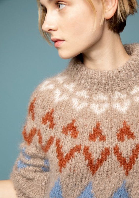 Tjukk Mohair Dame 329