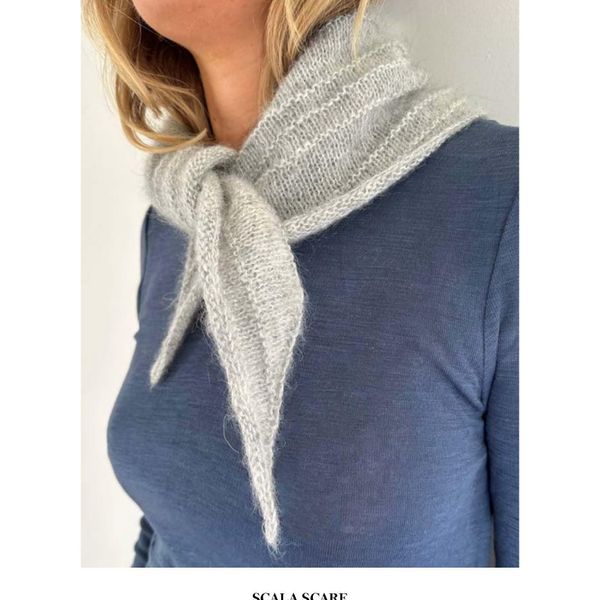 Enkeltoppskrift / LeKnit / LHS-51  Scala Scarf