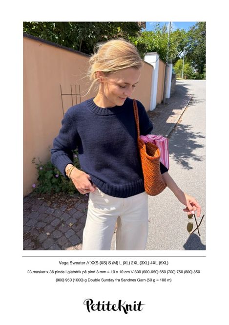 Hovedbilde PK-319 Vega Sweater oppskrift
