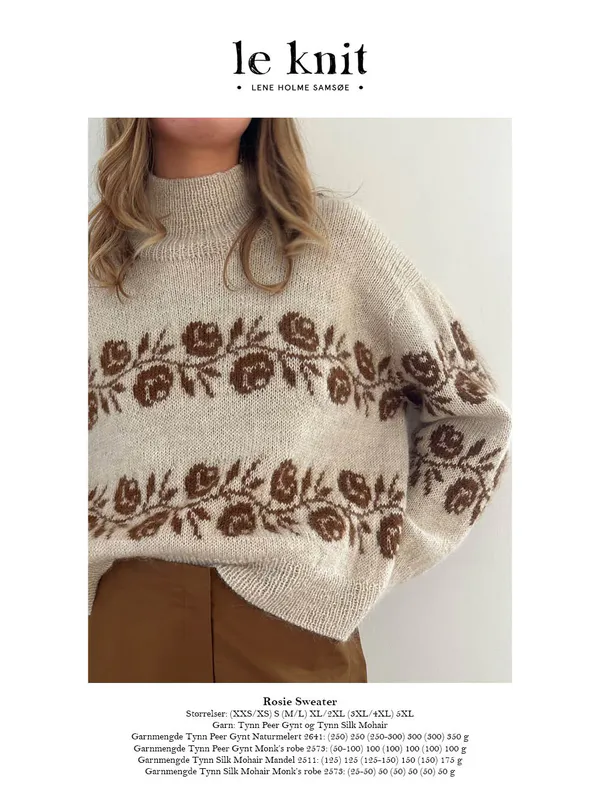 LHS-75 Rosie Sweater oppskrift