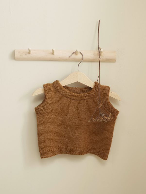 Rauma Garn - 374-6 Tjellvest oppskrift
