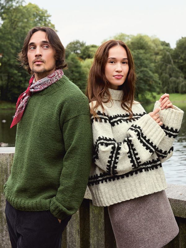 2513 Nr. 1 Ridge Sweater oppskrift