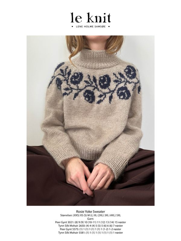 LHS-86 Rosie Yoke Sweater oppskrift