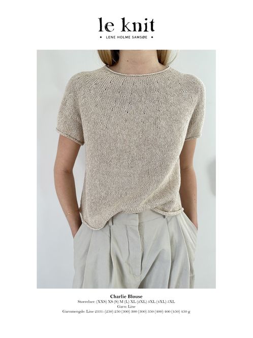 Hovedbilde LHS-41 Plain Yoke Tee oppskrift