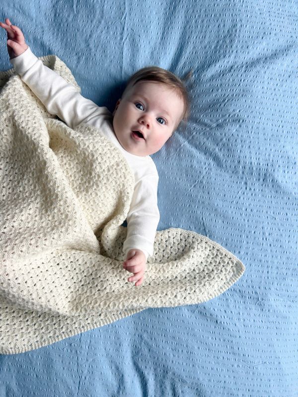 527 Aven babyteppe oppskrift