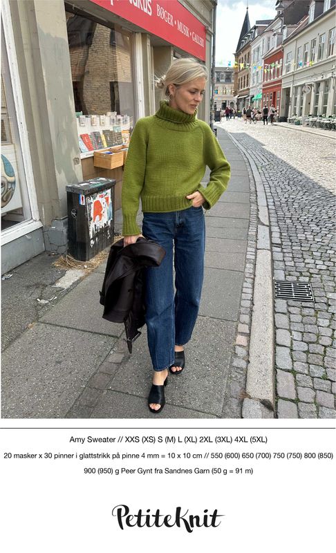 PK-259  Amy Sweater oppskrift