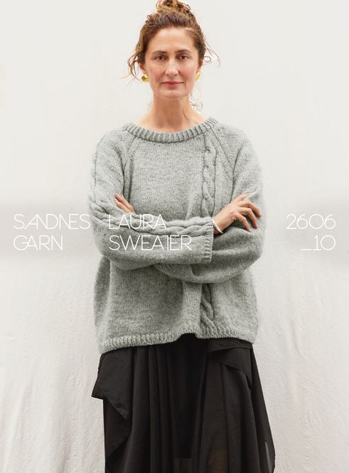Hovedbilde  2606 DIY  Nr. 10 Laura Sweater oppskrift