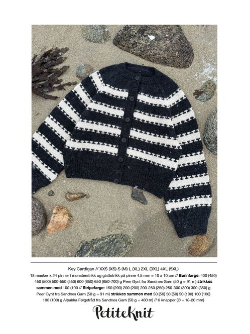 Hovedbilde PK-272 Key Cardigan oppskrift