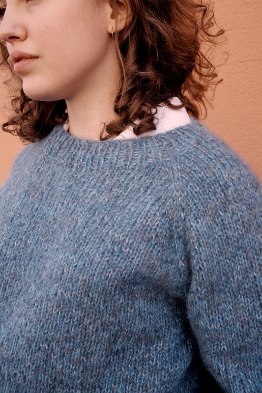 Gaya høstgenser (Himmelblå) 