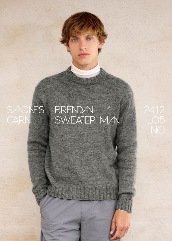 Enkeltoppskrift / 2412 Mr. / Nr. 5  Brendan Sweater Man
