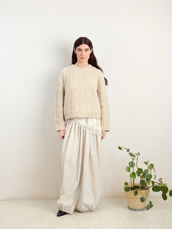 2602 DIY Nr. 8  Loom Sweater oppskrift