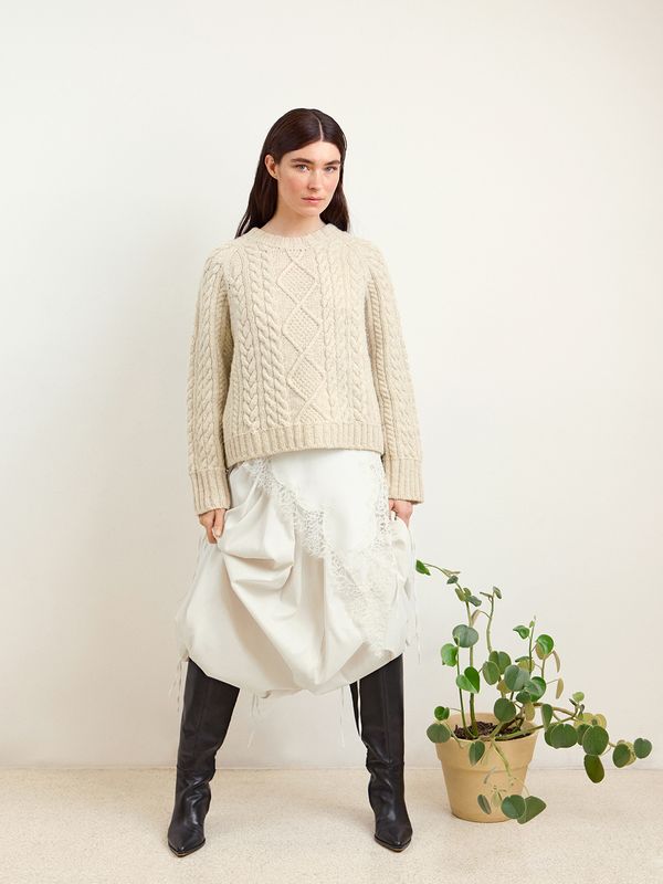 2602 DIY Nr. 8  Loom Sweater oppskrift