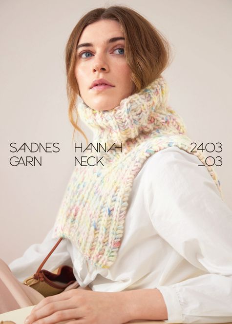Hovedbilde Enkeltoppskrift / 2403 DIY / Nr. 3a  Hannah neck