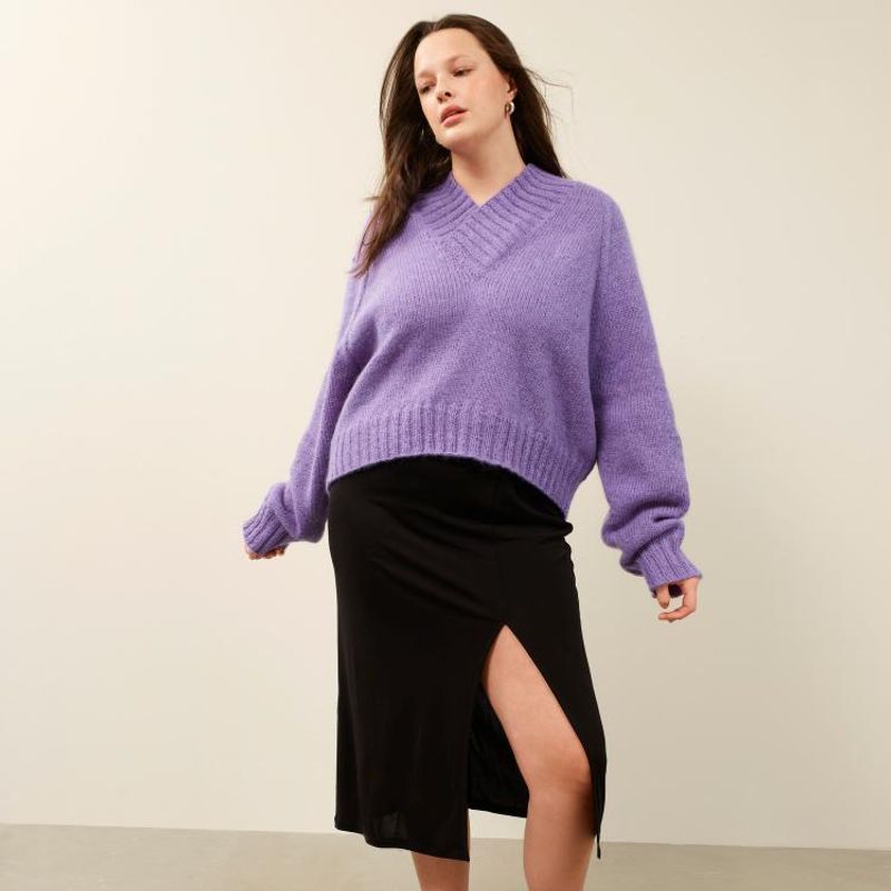 429-3 Niki V-halsgenser oppskrift