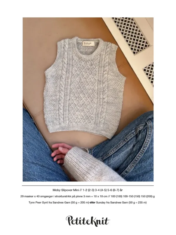  PK-193 Moby slipover mini oppskrift