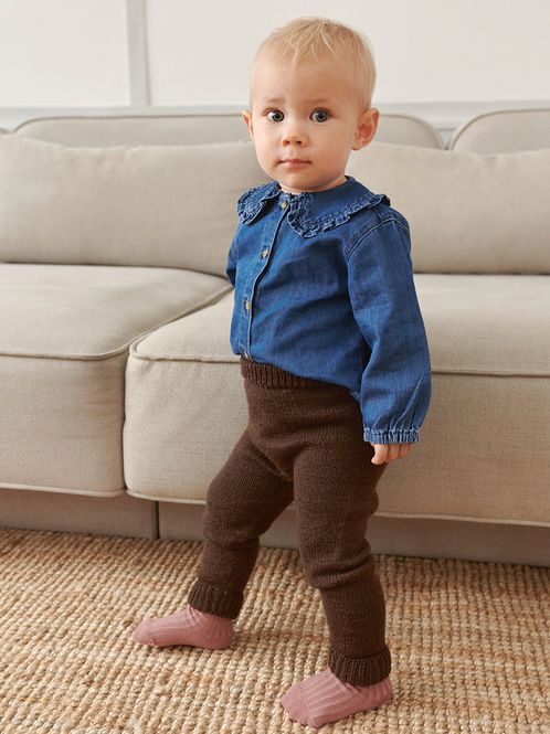 Hovedbilde Lille Bukse Baby (i Babyull Lanett)