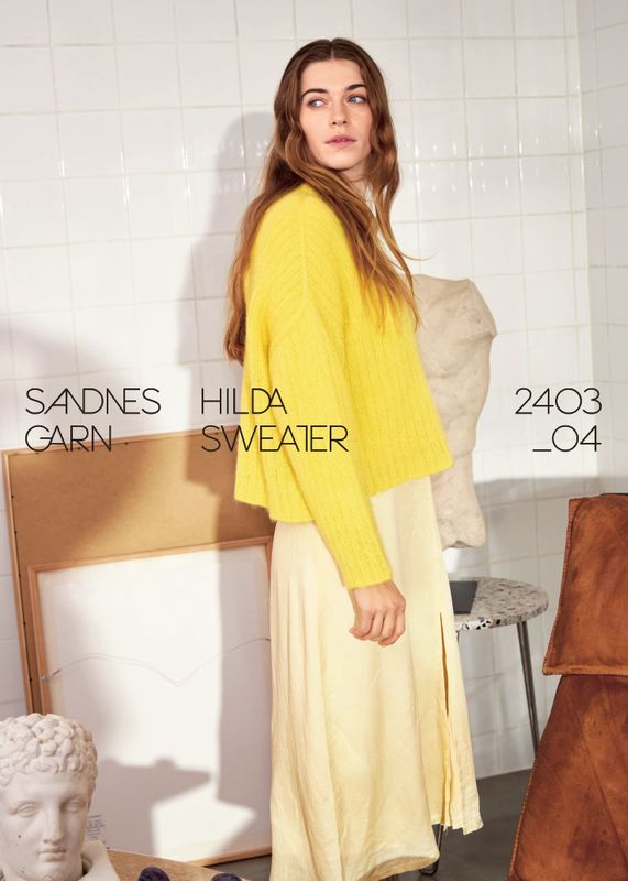 Enkeltoppskrift / 2403 DIY / Nr. 4  Hilda sweater